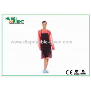 Black Soft Non-Woven Disposable Use Aprons For Adults Bibs Or in kitchen to prevent oil