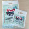 China Manufacturer Custom Logo Printing soft loop handle plastic bag,promotional 100% biodegradable custom printed soft loop h wholesale