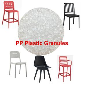 Colorless Odorless Virgin PP Plastic Granules For Outdoor Chairs High Flexural Strength