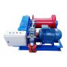 Hydraulic Wire Rope Electric Winch , 10T Electric Power Winch For Construction