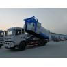 Dongfeng Hook Lift Garbage Truck , 12 Tons 12cbm Roll Off Container Garbage