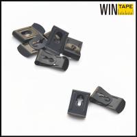 China Manganese Steel Belt Clip Electroplated Black For Wallets Pouches Tape Measures on sale