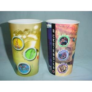 PLASTIC LENTICULAR 3d lenticular cups plastic flip effect lenticular mugs printing lenticular molded cup for promotion