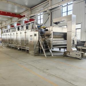 China Adjustable Temperature Belt Type Peanut Roasting Machine with Powerful Cooling Function wholesale
