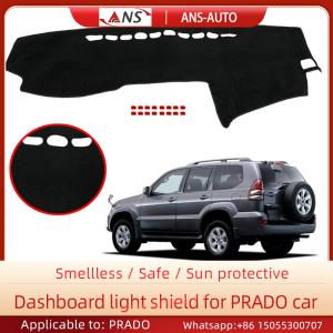 Crack Against Toyota Prado Automotive Dashboard Covers Black