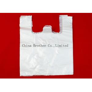 Waterproof Printed Plastic Shopping Bags , Die Cut Handles Grocery Shopping Bags
