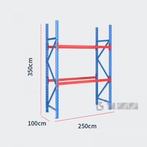 Storage Metal Warehouse Mezzanine Rack Heavy Duty 200-500kg per layer Load Capacity