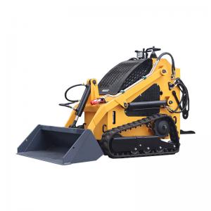 China 300kg Capacity Crawler Walk Behind Skid Steer Loader Mini In Stock supplier