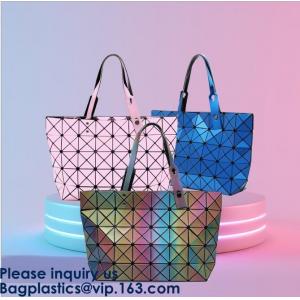 Ladies Designer Tote Bag Shoulder PVC Shopper Bag,Tote Handbag Handles Clear PVC Shopper Bag with Large Capacity