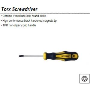 Destornillador Torx, destornillador inalterable Torx, destornillador de Hexgonal, destornillador del bolígrafo, destornillador cuadrado