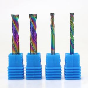 China Outils de précision DLC revêtement de carbure fin de broyeur 8 mm 10 mm Cnc routeur Outils Bit Set wholesale