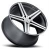 5*114.3 gray machine face customs 1 piece forged alloy wheel rim for Lexus