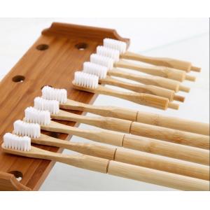 Eco Friendly Non Plastic Replaceable Head Detachable Bamboo Toothbrush