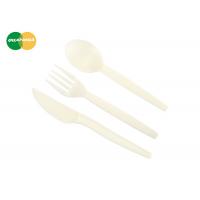 China Eco Friendly Cornstarch PSM Plastic Cutlery Set Disposable Biodegradable on sale