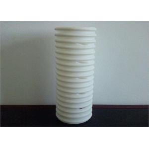 Geocomposite Drain Permeable Corrugated Pipe Double Wall HDPE Material White Color