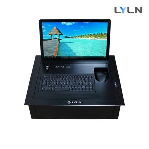 China Automatic Flip Up Monitor With RF Wireless Remote Controller And Anti - Pinch System supplier