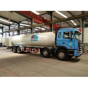 JAC 34.5cbm 8*4 17t- 18 Tons LPG Tanker Truck With Gas Refilling Machine