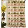 Christmas fabric shower curtains
