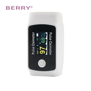 White Finger Tip Pulse Oximeter TFT LCD Screen