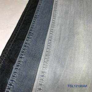 Compact Cooling Bamboo Fiber Lyocell Jean Cotton Lycra Denim Fabric For Summer