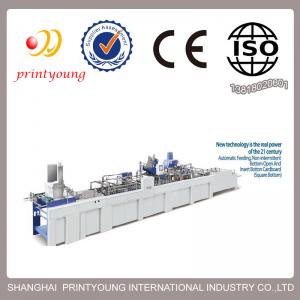 China Paper Bag Bottom Gluing Machine With Automatic Feeding Machine wholesale