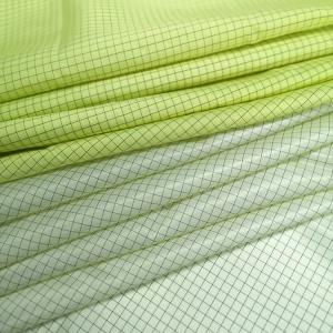 Knitted Anti Static ESD Fabrics 108gsm Anti Static Polyester Fabric