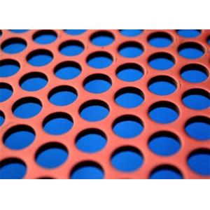 Powder Coated Perforated Metal Sheet Grills With Square Hole 1.5mm Thickness