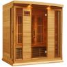 China Computer Control Panel Infrared Saunas Slimming Spa Room 4 Person Portable Far Infrared Sauna Room wholesale