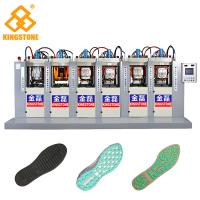 China TPU TR PVC Shoe Sole Making Machine 6 Stations With P.I.D. Control System on sale