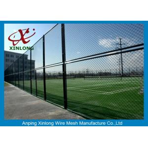 China Durable Sports Ground Fencing , Link Chain Fence For Tennis Ground supplier