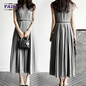China Fashion elegant sleeveless party long sexy spring summer woman dress cheap China clothing for women supplier