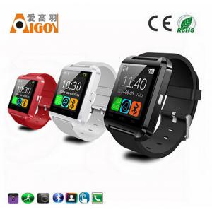 China Bluetooth barato elegante al por mayor del OEM de la atención sanitaria U8 de la pantalla táctil del reloj para el androide y el IOS supplier