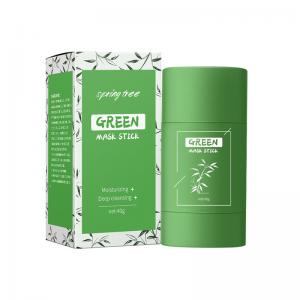 40G Green Tea Mask Stick Deep Pore Cleansing Skin Brightening Removes Blackheads
