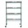 4 Levels Freestanding Drying Rack For Dining Essentials Store Sheet Pans , Trays