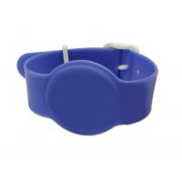 China NFC Silicone RFID Wristbands Smart Chip Flexible Reusable Bracelets For Cashless Payments on sale