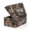 China Luxury Custom Printed Corrugated Shoe Boxes With PP Rope Handle wholesale