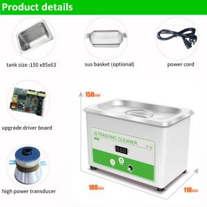 800ml Ultrasonic Cleaner Jewellery Glasses Tattoo Dental Home Health Care