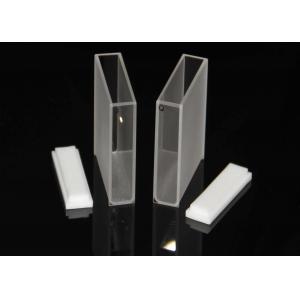 Optical Quartz Glass Cuvette , UV Spectrophotometer Cuvette Absorbtion Measurement