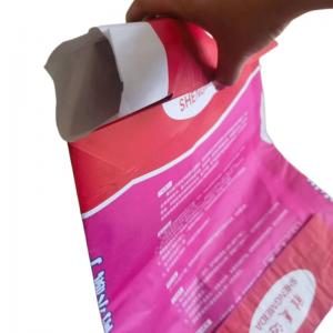 Waterproof Kraft Paper Cement Bags Multi Wall 20kg Offset Printing