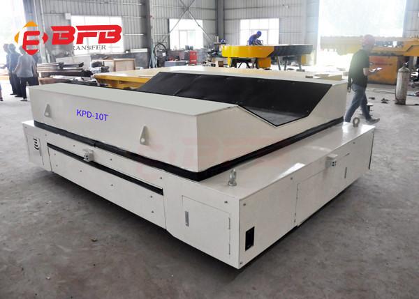 Self Propelled 20t Rails Coils Material Transfer Carts With U Frame