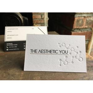 Free Designed Premium Business Cards Printing With Debossing On Transparent Foil