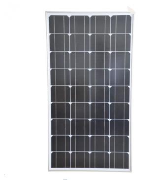 100W Siliver Corrugated Solar Power Panels , Mono Silicon Solar Panels For