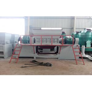 Shredder 800 model 1-4T/H capacity, double roller shredder for timbers, wood blocks, steels, rubbers, and kitchen waste