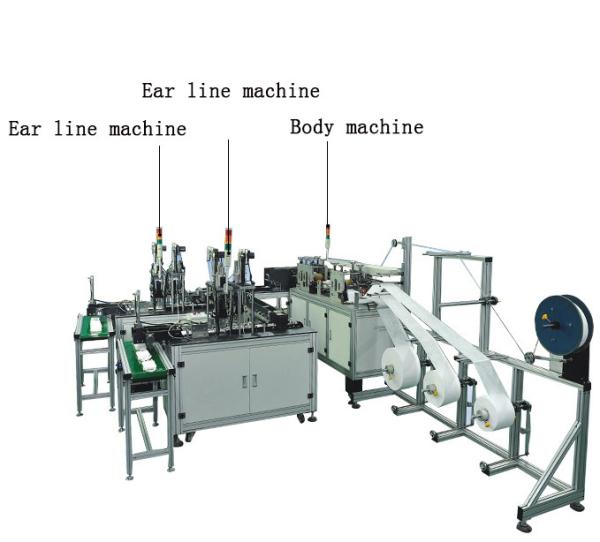 Earloop Welding  Face Mask Maker Machine Energy Saving Easy Maintance