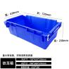 China Large Size Distribution Container With Hinged Lid Storage Bins Plastic Stackable Large Plastic Attached Lid Container wholesale