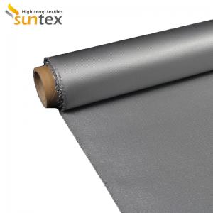 1000°F/550°C High Flexible Silicone Fiberglass Fabric Used In Heat Insulation