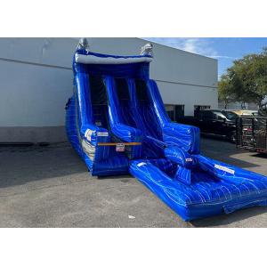 Blow Up Amusement Park Water Slides 0.55mm PVC Garden Inflatable Water Slide