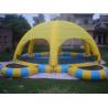 Inflatable Water Pool With Tent / Inflatable Water Ball Pool For Party