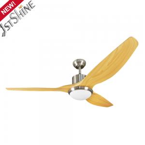 China 100% Copper DC Motor Modern Plastic Ceiling Fan With Led Light Remote Control supplier