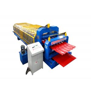 China 1250 mm Galvanized Sheet Roll Forming Machine 5.5kw Power , Tile Steel Making Machine supplier